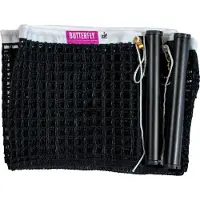 Butterfly Vervangend tafeltennisnet en palen voor - Lengte van de netset is 72 inch - Past op de volgende netsets: National League Europa AJ en Elite