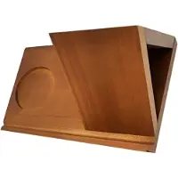 Typecat Gepersonaliseerde houten boekensteun, gepersonaliseerde stevige driehoekige boekenplankstandaard, driehoekige paginahouder