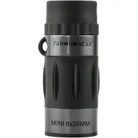 Melitt Compacte 8x20 Monoculaire Telescoop - Draagbare High-Definition Telescoop, Ideaal voor Wandelen, Kamperen, Natuurobservatie, Concerten
