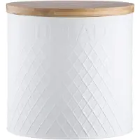 Typhoon Living Embossed Broodtrommel 26cm Wit
