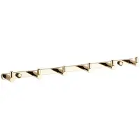 Mexen handdoekhaak met zes haken, goud - 709166-50