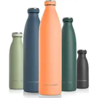 Lars Larsen LARS NYSM RVS Geïsoleerde XL Waterfles 12oz 17oz 25oz 34oz 51oz | Geïsoleerde Thermosfles voor Dranken