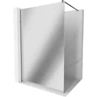 Mexen Kioto douchewand Walk-in 80 x 200 , spiegel 8 mm, gun metal - 800-080-101-95-50