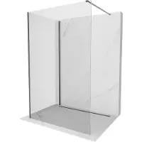 Mexen Kioto douchewand Walk-in 140 x 105 , transparant, gun metal - 800-140-212-95-00-105