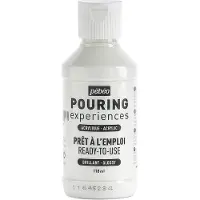 Pebeo Pouring Experiences Acrylverf 118ml - Titanium Wit