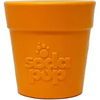 Sodapup Bloempot - Duurzame Hondensnoep Dispenser & Kauwspeelgoed Gemaakt in de VS van Niet-Toxisch Rubber