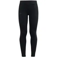 Under Armour Meisjes Motion Leggings, Zwart (001)/Wit, X-Small