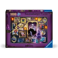 Ravensburger Disney Villainous: Ursula en beeldje Legpuzzel van 1000 stukjes voor volwassenen - Elk stukje is uniek Softclick-technologie betekent dat stukjes
