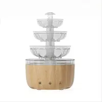 Melitt Fontein Houten Aroma Diffuser Essentiële Olie Aromatherapie Luchtbevochtiger