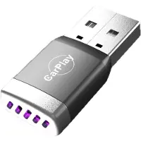 Melitt Draadloze CarPlay Auto USB 2-in-1 Auto Scherm Projectie 16GB