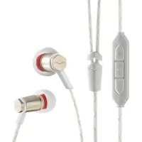 V-Moda Forza Metallo In-Ear hoofdtelefoon met 3-knops afstandsbediening en microfoon - Samsung en Android-apparaten Ros goud