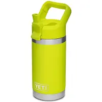 Yeti Rambler Jr. 12 oz kinderfles, met rietje dop, Chartreuse