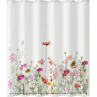 Exogio Aquarel Eucalyptus Douchegordijn, Polyester Stof Waterdicht Douchegordijn Sets Machine Wasbaar Decor Badgordijn