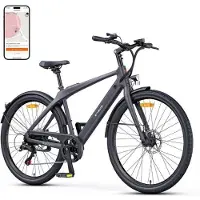 ENGWE N1 Air - Elektrische fiets - 28 Inch - Frame van koolstofvezel - Actieradius 100 km - Batterij 36V 10Ah - Schijfremmen - Grijs