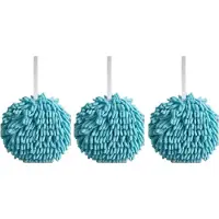 Tlily Badkamer schattige handwaszakdoek hangende handdoek blauw