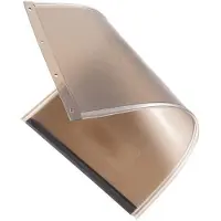 DUOKU Dierenluik - - Model CWM-S - 5,25" x 8,13" - Dikke PVC - Weerbestendig