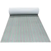 TAUOH 2400X450X6mm EVA-schuim bootvloer, antislip, zelfklevende dekmat, gestreepte jachtvloer