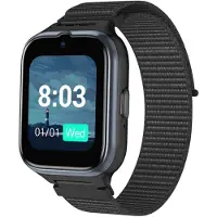 Myphone CareWatch LTE smartwatch, zwart, met GPS, SOS-functie, IP68-waterdicht, voor senioren