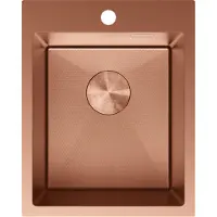Mexen Solix roestvrijstalen gootsteen 1-kamer 400 x 500 , koper HC - 6406401000-65HC