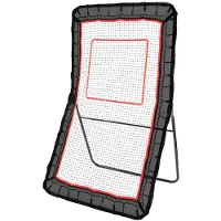 DUOKU Reboundnet--Lacrosse voor Tuin-Reboundnet van 1,2 x 2,1 m-Verstelbare Hoek Trainingsscherm