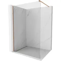 Mexen Kioto Douchescherm Walk-in 150 x 200 , transparant 8 mm, geborsteld koper - 800-150-101-65-00