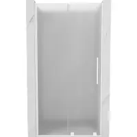 Mexen Velar schuifbare douchedeur 90 , matglas, wit - 871-090-000-31-20