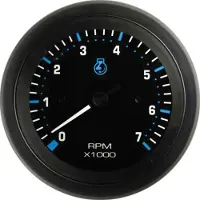 Sierra Eclipse 0-7000rpm Petrol&gas Tachometer Zilver 76.20 mm