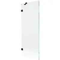 Mexen Lunar badscherm 1-deurs 70 x 150 , transparant, zwart - 897-070-000-70-00