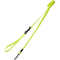 Rogz Reflecterende hondenriem voor kleine honden, 3/8" breed, 6' lang, geel
