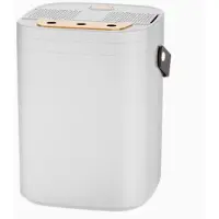 Jojomino 1,8L huishoudelijke aroma-luchtbevochtiger, geurverspreider, USB-oplaadbaar, drievoudige verstuiver, 3 standen, met klein led-nachtlampje, wit