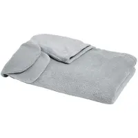 TODAY Essentiële hoodie-deken - Staalgrijs - 115 x 165 cm