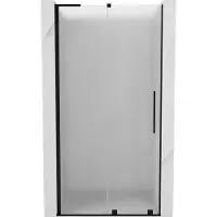 Mexen Velar L schuifdouchedeur 110 , matglas, zwart - 871-110-003-31-70