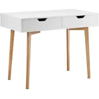 DUOKU Klein bureau - - KLCH-03 - Met lades - MDF - Wit