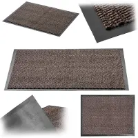 Kadax Antislip vuilvangmat, deurmat voor binnen en buiten, deurmat voor entrees en huisdeuren (bruin, 120 x 180 cm)