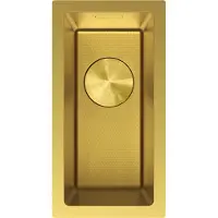 Mexen Trixo roestvrijstalen gootsteen 1-komor 230 x 440 , goud HC - 6411221000-55HC