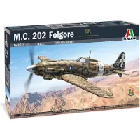 Italeri Modelbouwpakket Vliegtuigen - 2518 Macchi M.C. 202 Folgore Plane Plastic - 1:32 - Modelbouw