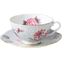 Wedgwood Cuckoo Theekopje & Schotel Set 6 oz Groen