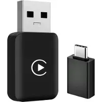 Melitt 2-in-1 draadloze CarPlay-adapter Android AUTO Smart AI Box