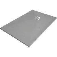 Mexen Stone+ composiet douchebak rechthoekig 120 x 90 , grijs-beton - 44619012
