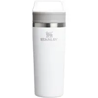 Stanley Café To Go Travel Mug 470 ml (Frost) – Lekvrije Thermosbeker met Drinkdeksel – RVS Geïsoleerde Koffiebeker – BPA-vrij