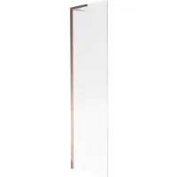 Mexen Next L badwand 1-delig 50 x 150 , strepen, roze goud - 895-050-000-03-09-60