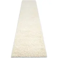 Rugsx Tapijt, Vloerbekleding SOFFI shaggy 5cm crème - voor keuken, naar de gang 70x300 cm