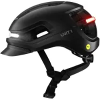 Unit1 - AURAMIPSLBLACKBIRDV1 - MIPS Fietshelm met slimme functies - zwart - maat L incl. afstandsbediening voor knipperlichten