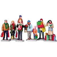 Lemax Kerstfiguur Holiday shoppers
