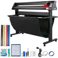 OEM Vinylsnijplotter 1350mm, LED-scherm, semi-automatisch met geïntegreerde optische sensor, compatibel met Windows-software, inclusief basisplaat