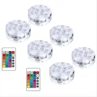 Typecat stuks LED RGB onderwaterlamp 16 kleuren voor vijvers Dec