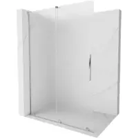 Mexen Velar schuifbare Walk-in douchewand 150 x 200 , mat 8 mm, chroom - 871-150-000-33-01