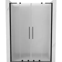Mexen Velar L Duo schuifbare douchedeur 150 , mat, zwart - 871-150-003-32-70