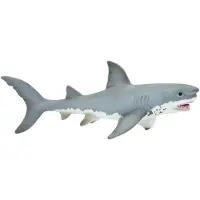 Safari Ltd. Grote witte haai figuur - Gedetailleerde 7" plastic modelfiguur - Leuk educatief speelgoed voor jongens, meisjes en kinderen vanaf 3 jaar