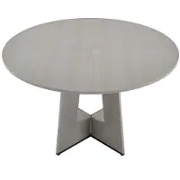 DUOKU Ronde Eettafel - - 120 cm - Hout - 4 Plekken - Rustieke Circulaire Meubels